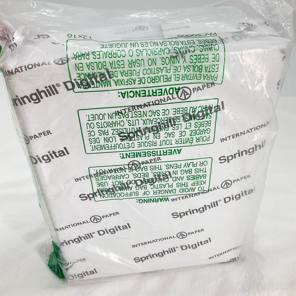 INTERNATIONAL PAPER Springhill® Index DIGITAL 26.44M White LETTER 216 x 279 mm